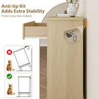 Cassettiera Indipendente a 4 Cassetti Nera / Grigia / Rovere Naturale / Noce – Per Uso Singolo