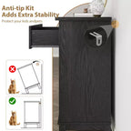 Cassettiera Indipendente a 4 Cassetti Nera / Grigia / Rovere Naturale / Noce – Per Uso Singolo