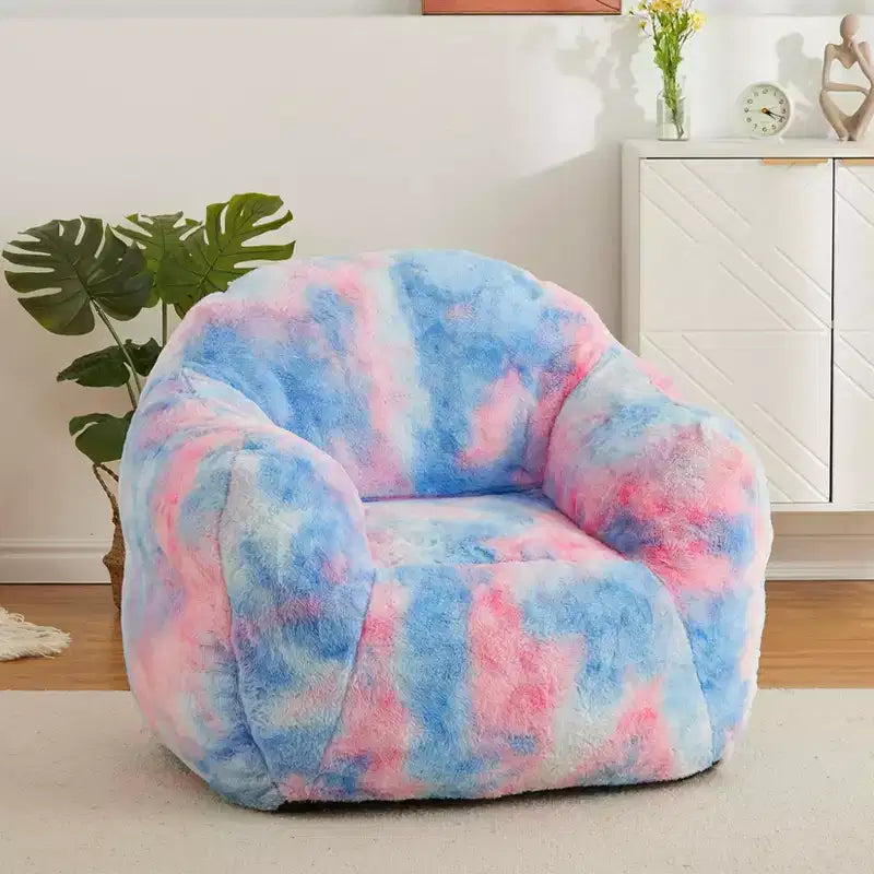Bean Bag Chair with Filler, Sofa with Foam Filled, Pink Bean Bag Couch Lazy Sofa Adult Beanbag Chair
